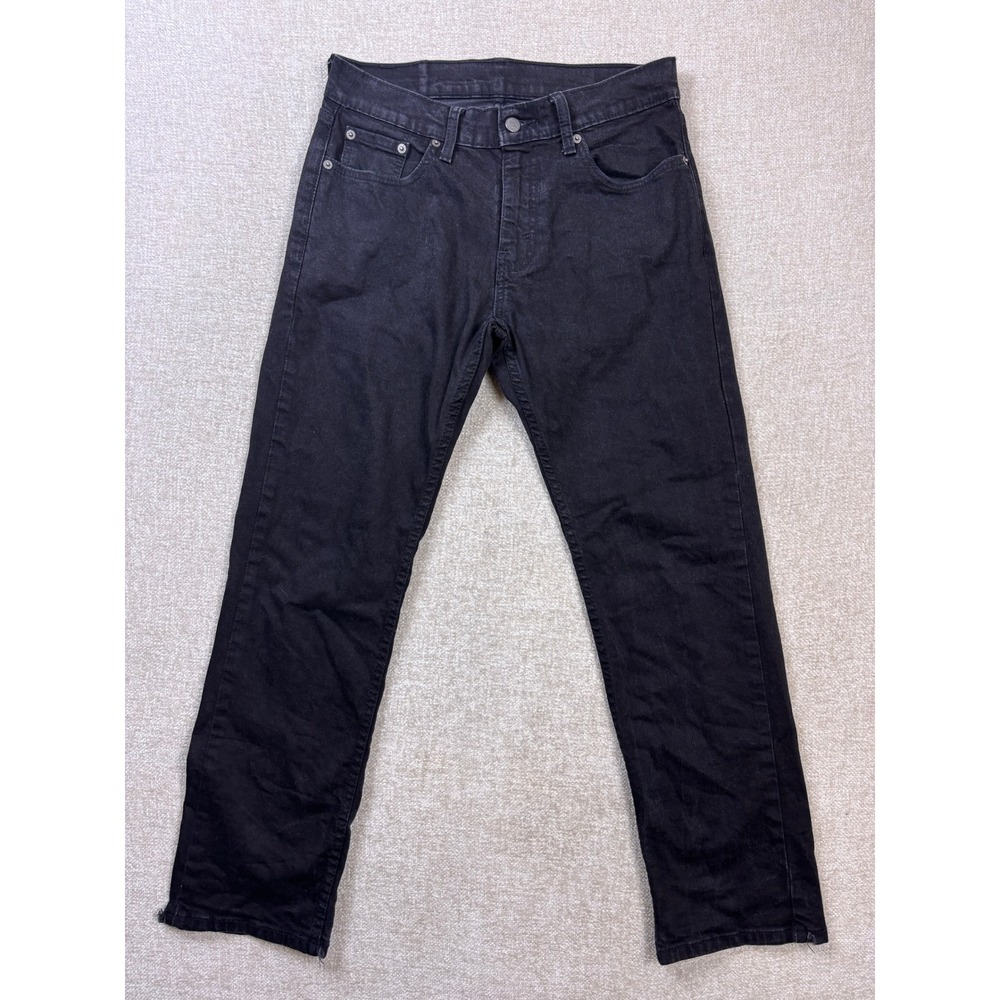 Levis 559 Relaxed Straight Jeans Mens 30x30 Black Denim Pants 00559-0260